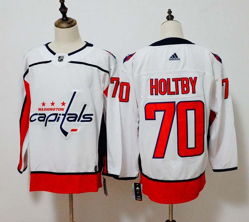 Washington Capitals White #70 HOLTBY NHL Jersey