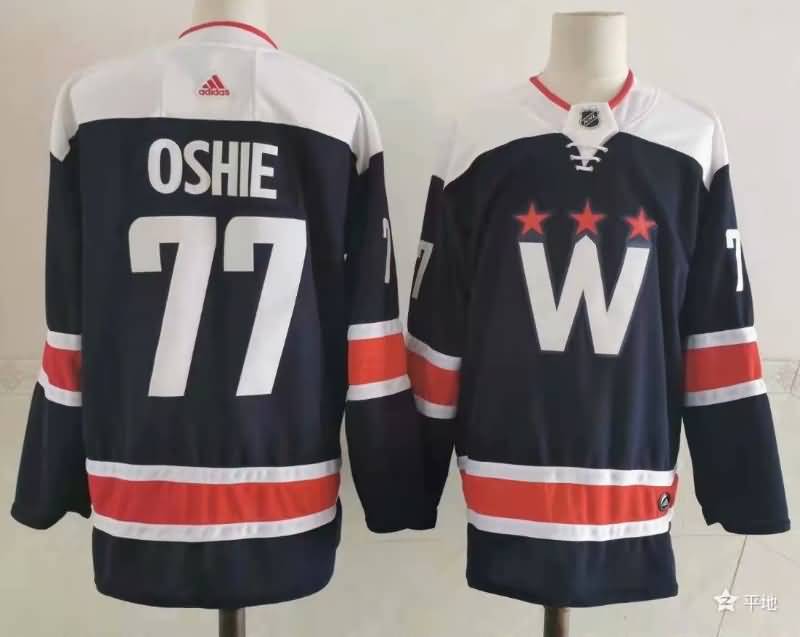 Washington Capitals Dark Blue #77 OSHIE NHL Jersey 02