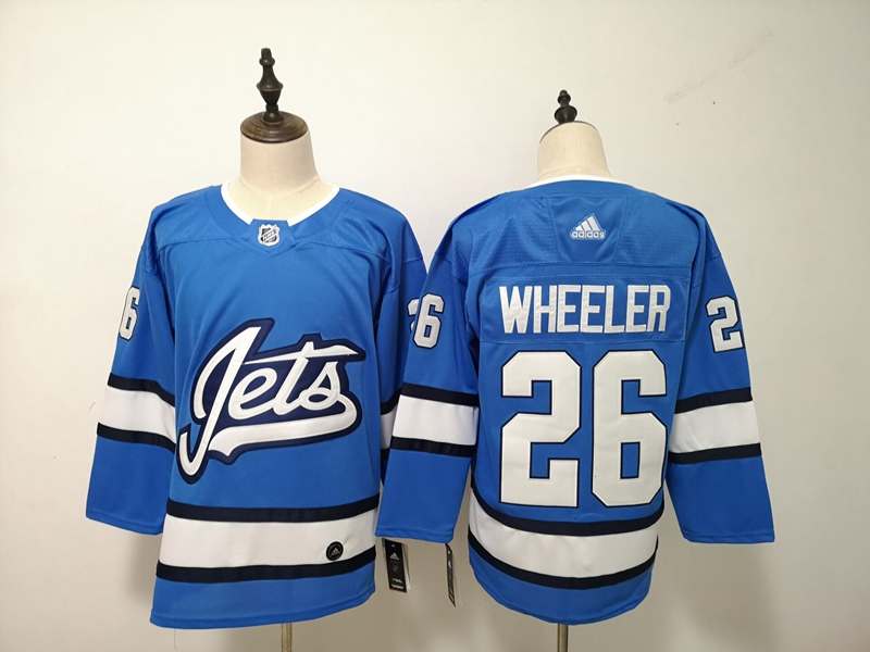 Winnipeg Jets Blue #26 WHEELER NHL Jersey