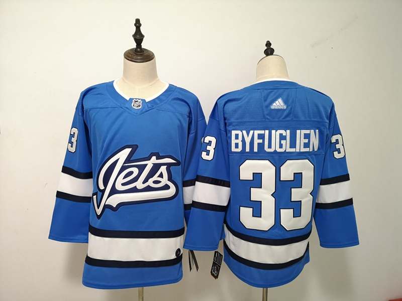 Winnipeg Jets Blue #33 BYFUGLIEN NHL Jersey