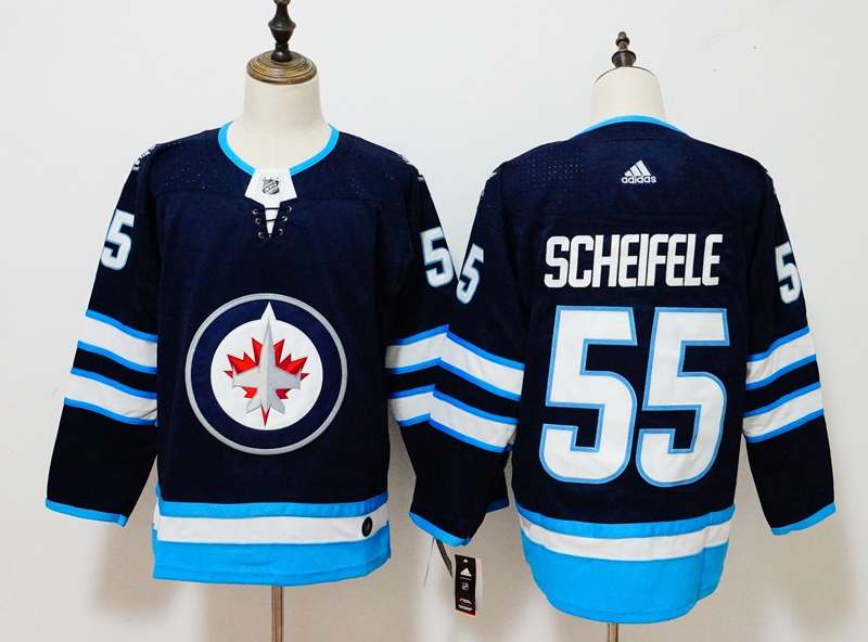Winnipeg Jets Dark Blue #55 SCHEIFELE NHL Jersey