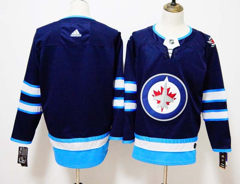Winnipeg Jets Dark Blue NHL Jersey Custom