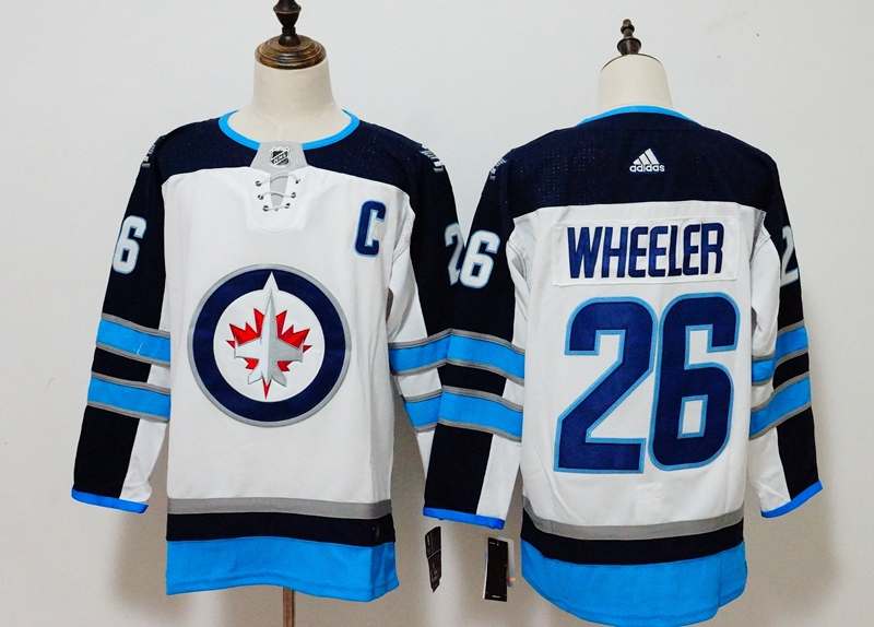 Winnipeg Jets White #26 WHEELER NHL Jersey
