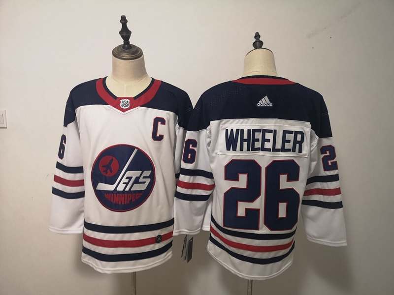 Winnipeg Jets White #26 WHEELER NHL Jersey 02