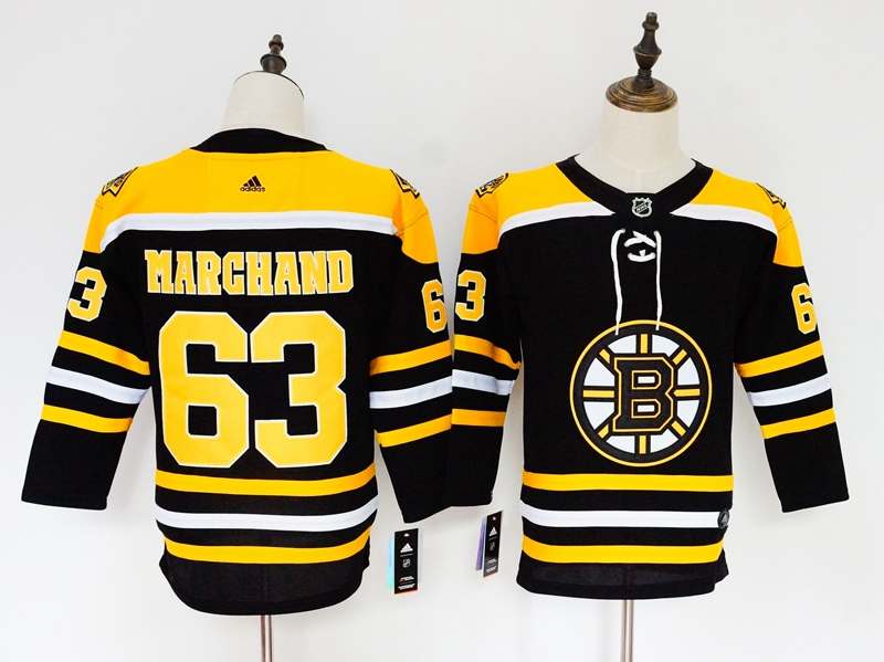 Boston Bruins #63 MARGHAND Black Women NHL Jersey