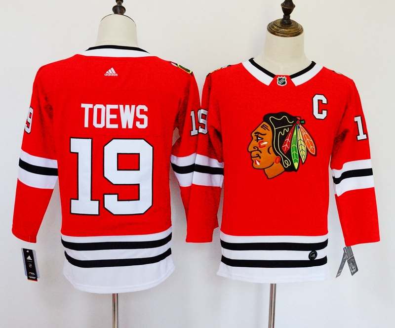 Chicago Blackhawks #19 TOEWS Red Women NHL Jersey