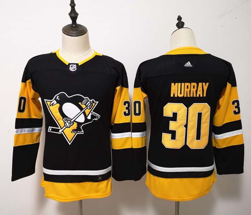 Pittsburgh Penguins #30 MURRAY Black Women NHL Jersey