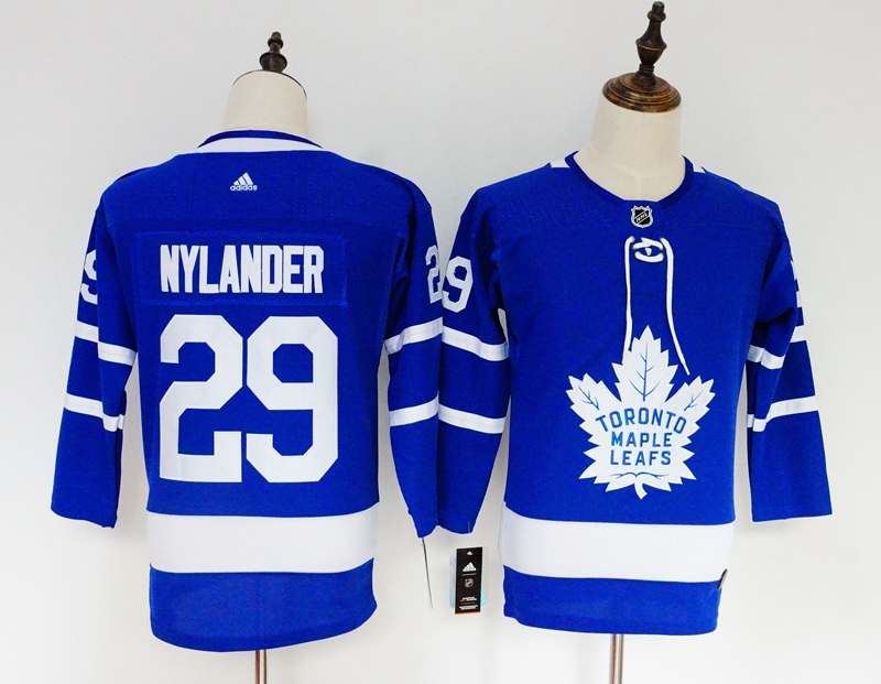 Toronto Maple Leafs #29 NYLANDER Blue Women NHL Jersey