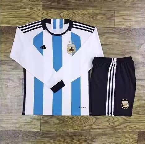 Argentina Soccer Jersey Home Long Slevee Replica 2022