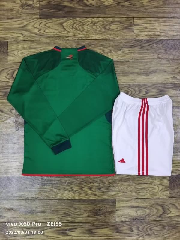 Mexico Soccer Jersey Home Long Slevee Replica 2022