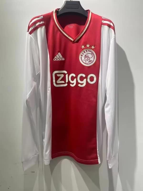 Ajax Soccer Jersey Home Long Slevee Replica 22/23