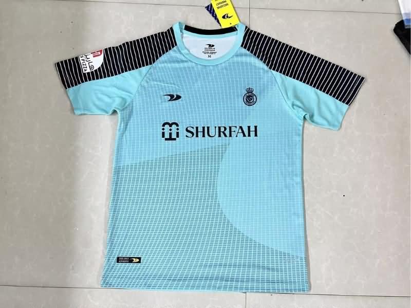 Al Nassr FC Soccer Jersey Goalkeeper Blue Replica 22/23