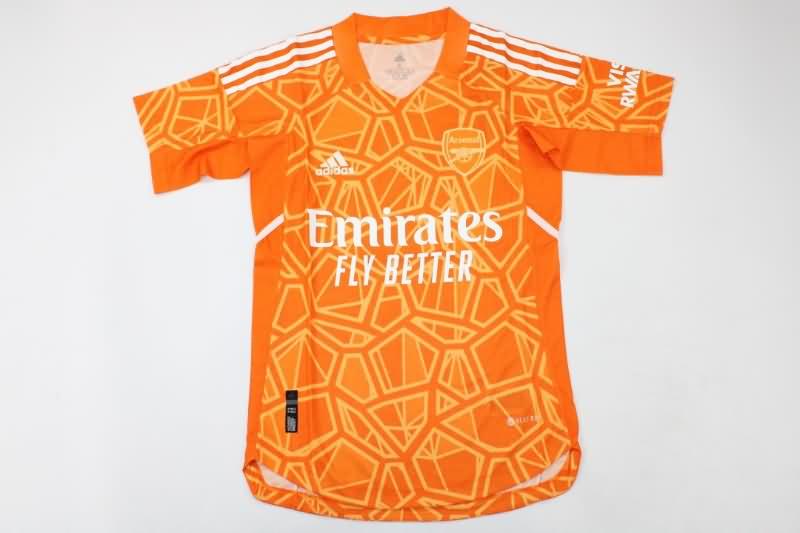 Arsenal Soccer Jersey Goalkeeper Orange (Player) 22/23