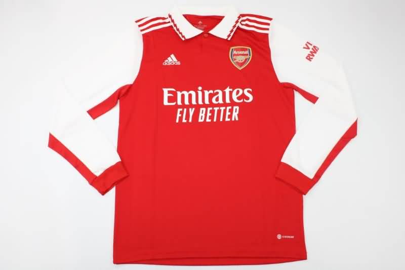 Arsenal Soccer Jersey Home Long Slevee Replica 22/23