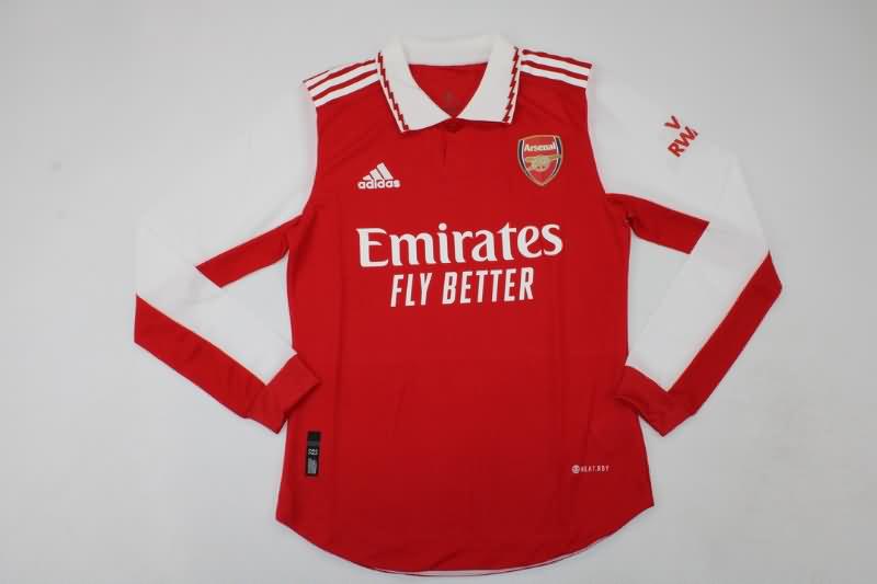 Arsenal Soccer Jersey Home Long Slevee (Player) 22/23
