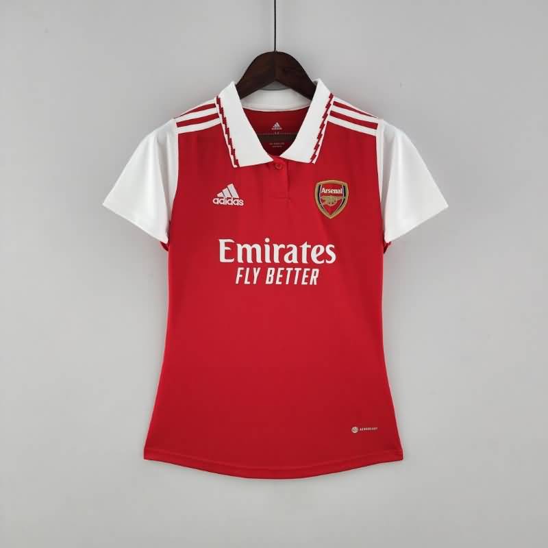 Arsenal Soccer Jersey Home Women Replica 22/23