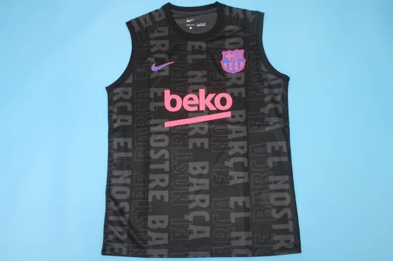 Barcelona Soccer Jersey Black Vest Replica 22/23