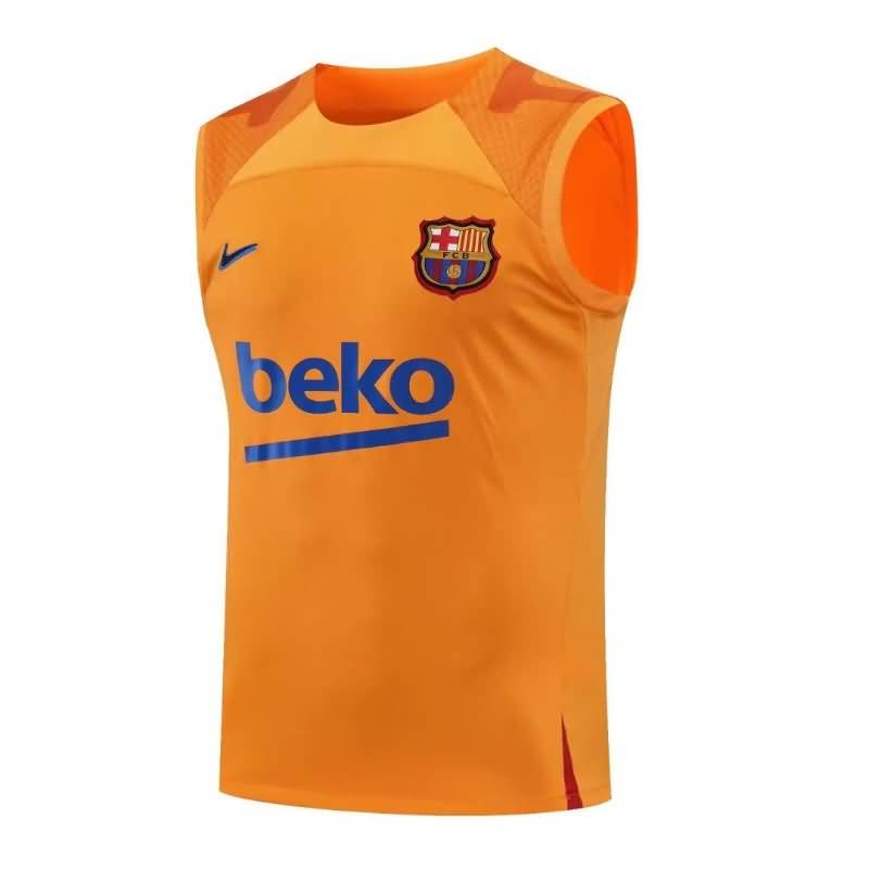 Barcelona Soccer Jersey Yellow Vest Replica 22/23