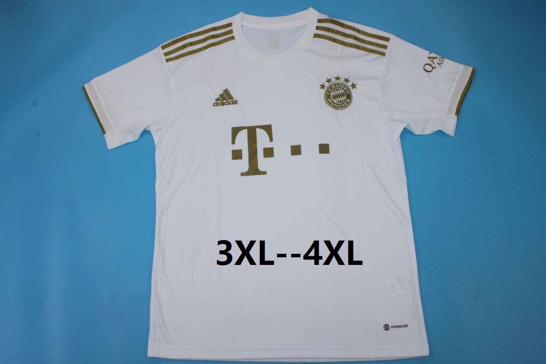 Bayern Munich Soccer Jersey (Big Size) Away Replica 22/23