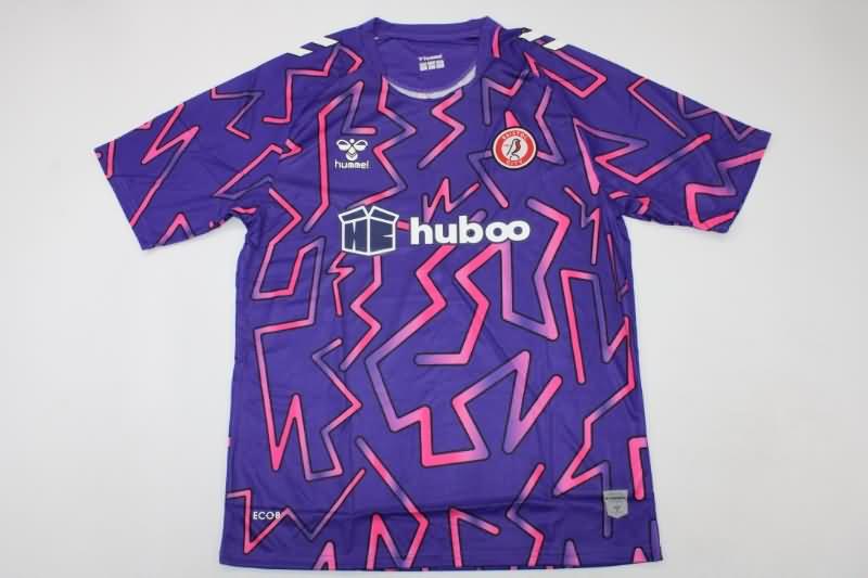 Bristol City Soccer Jersey Goalkeeper Purple Replica 22/23