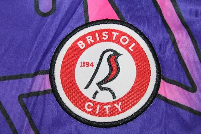 Bristol City Soccer Jersey Goalkeeper Purple Replica 22/23