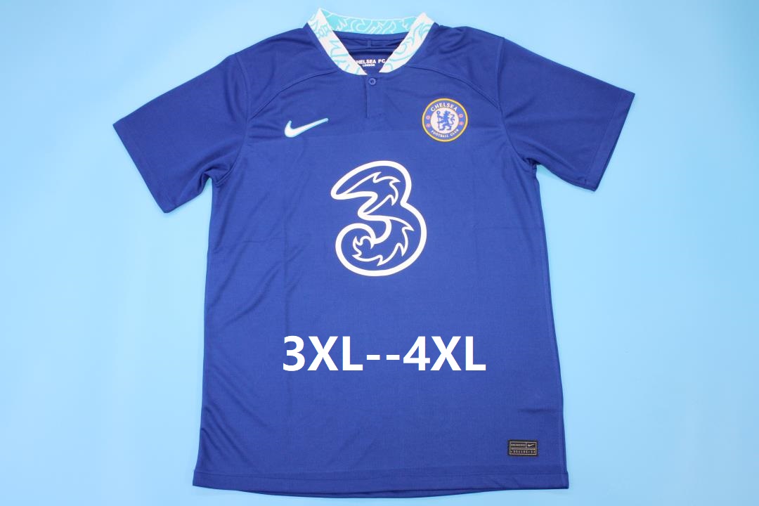 Chelsea Soccer Jersey (Big Size) Home Replica 22/23