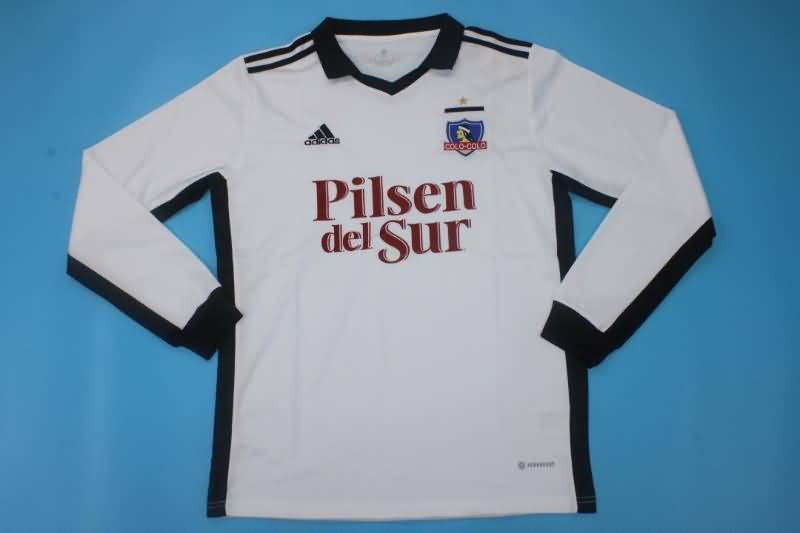 Colo Colo Soccer Jersey Home Long Sleeve Replica 2022