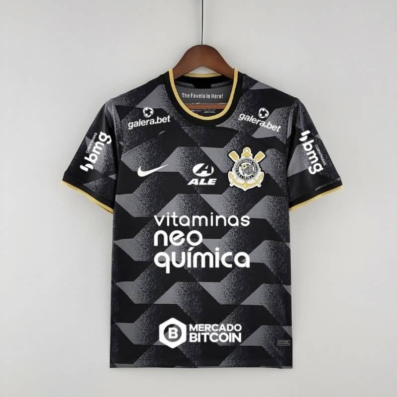 Corinthians Soccer Jersey Away With Sponsers Replica 2022