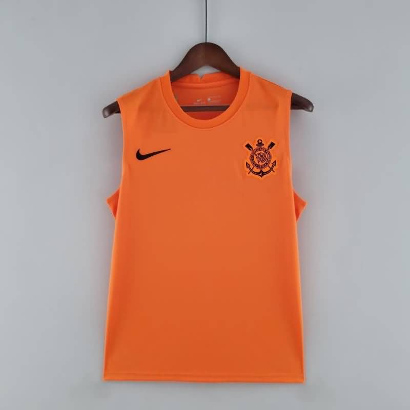 Corinthians Soccer Jersey Orange Vest Replica 2022