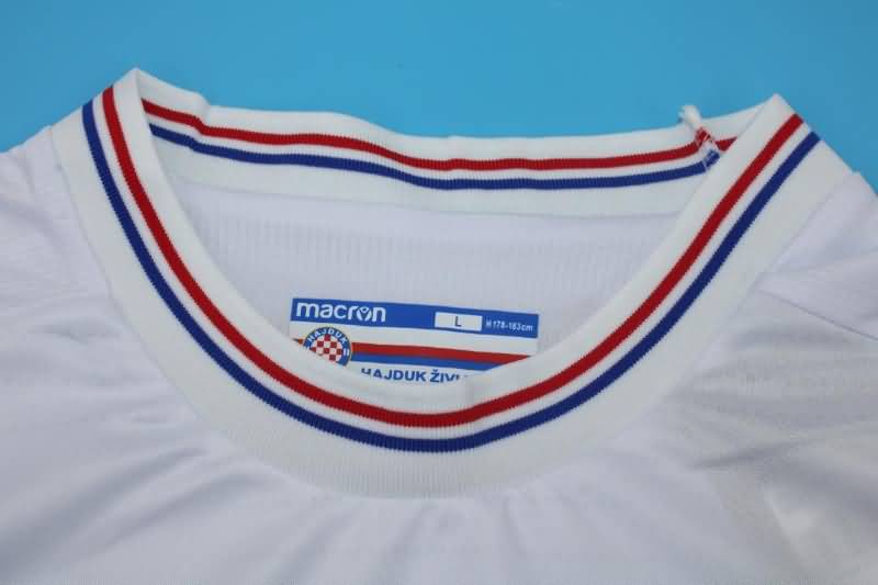 Hajduk Split Soccer Jersey White Replica 22/23