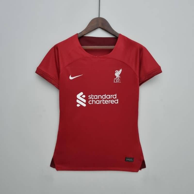 Liverpool Soccer Jersey Home Women Replica 22/23