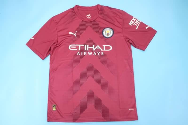 Manchester City Soccer Jersey Goalkeeper Red Replica 22/23
