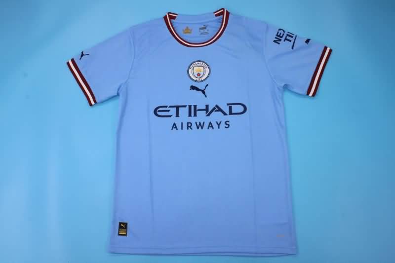 Manchester City Soccer Jersey Home Replica 22/23