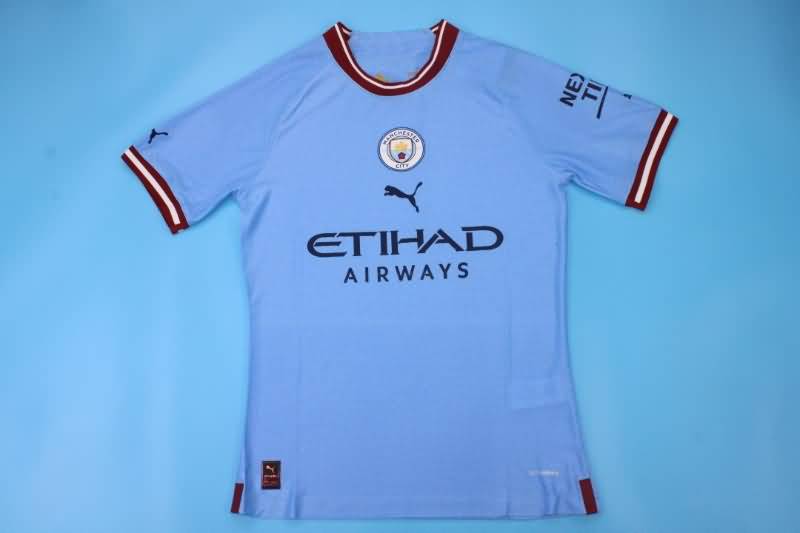 Manchester City Soccer Jersey Home (Player) 22/23