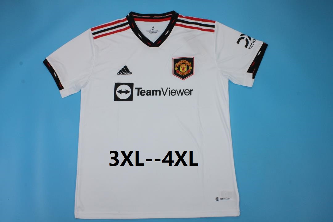 Manchester United Soccer Jersey (Big Size) Away Replica 22/23