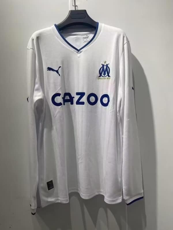 Marseilles Soccer Jersey Home Long Sleeve Replica 22/23
