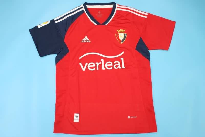 Osasuna Soccer Jersey Home Replica 22/23