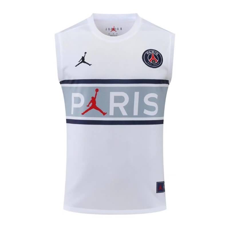 Paris St German Soccer Jersey White Vest Replica 22/23