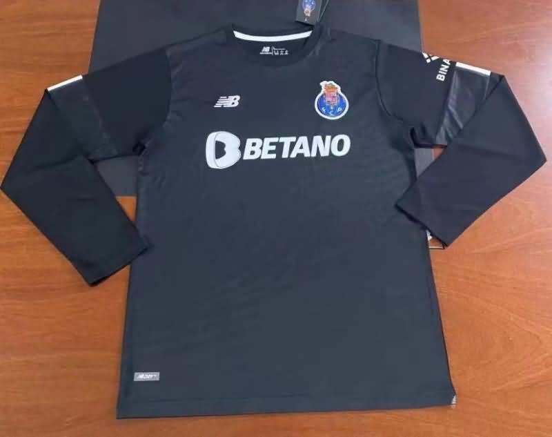 Porto Soccer Jersey Goalkeeper Black Long Slevee Replica 22/23