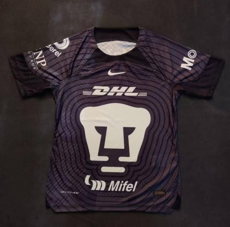 Pumas UNAM Soccer Jersey Goalkeeper Black (Player) 22/23