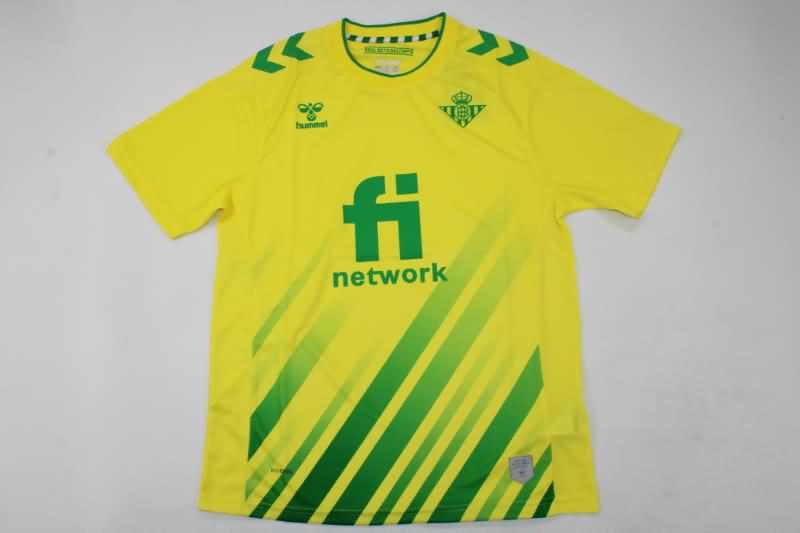 Real Betis Soccer Jersey Goalkeeper Yellow Replica 22/23