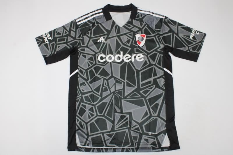 River Plate Soccer Jersey Goalkeeper Black Replica 2022