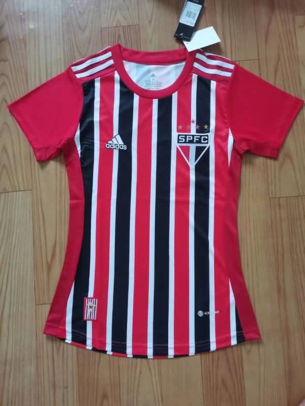 Sao Paulo Soccer Jersey Away Woman Replica 2022