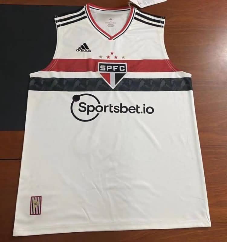 Sao Paulo Soccer Jersey White Vest Replica 2022