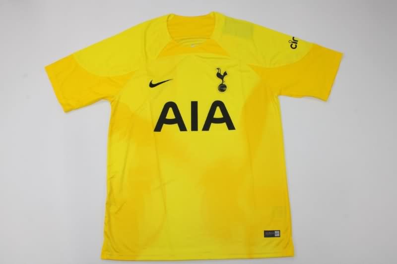 Tottenham Hotspur Soccer Jersey Goalkeeper Yellow Vest Replica 22/23