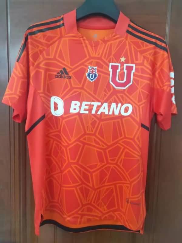 Universidad Chile Soccer Jersey Goalkeeper Red Replica 2022