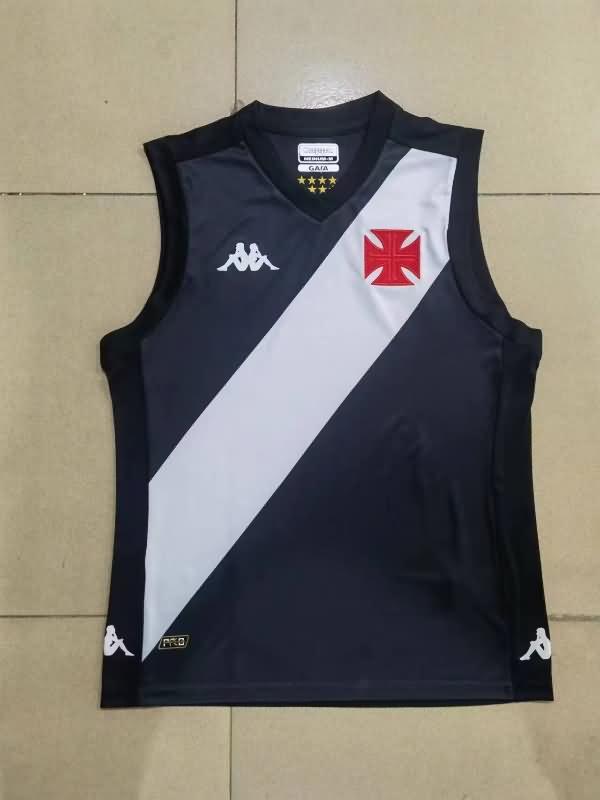 Vasco Da Gama Soccer Jersey Black Vest Replica 22/23