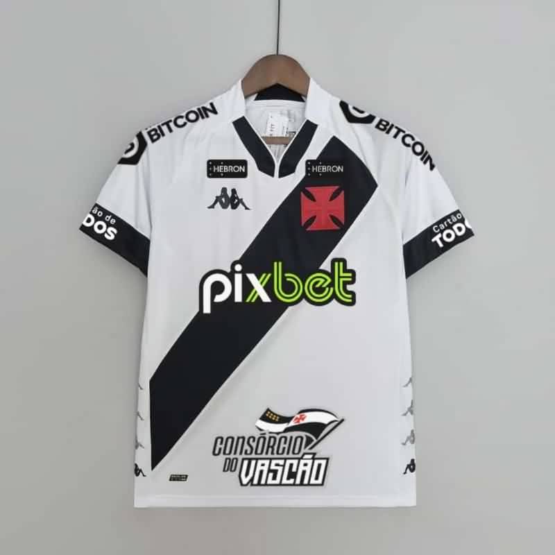 Vasco Da Gama Soccer Jersey White Sponsor Replica 22/23