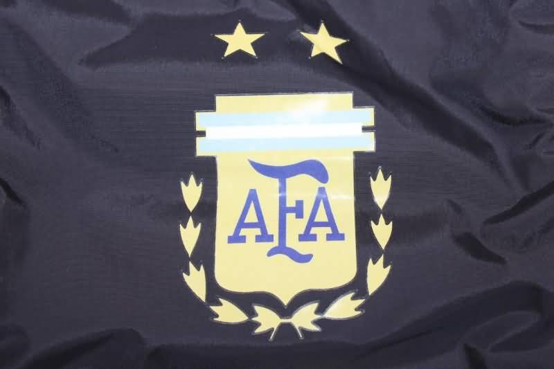 Argentina Soccer Cotton Coat Black Replica 22/23