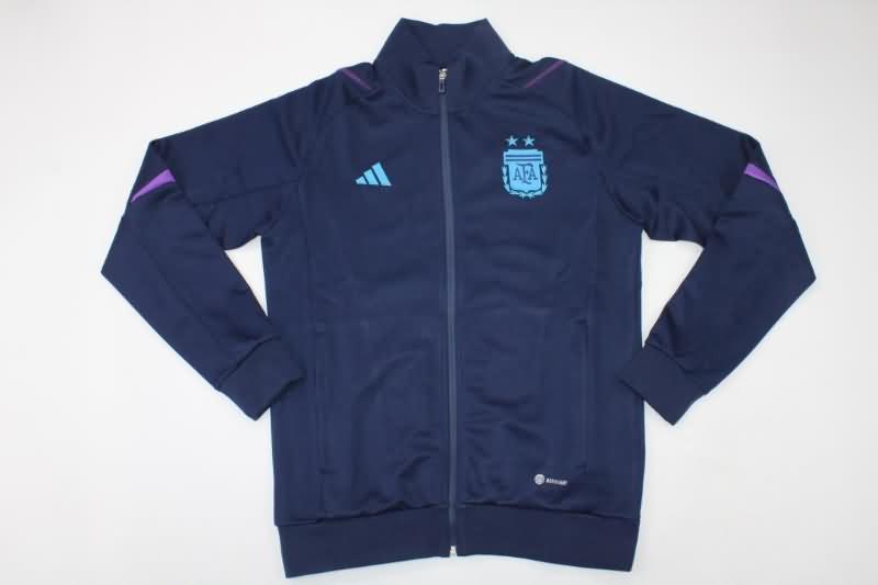 Argentina Soccer Jacket Dark Blue Replica 2022